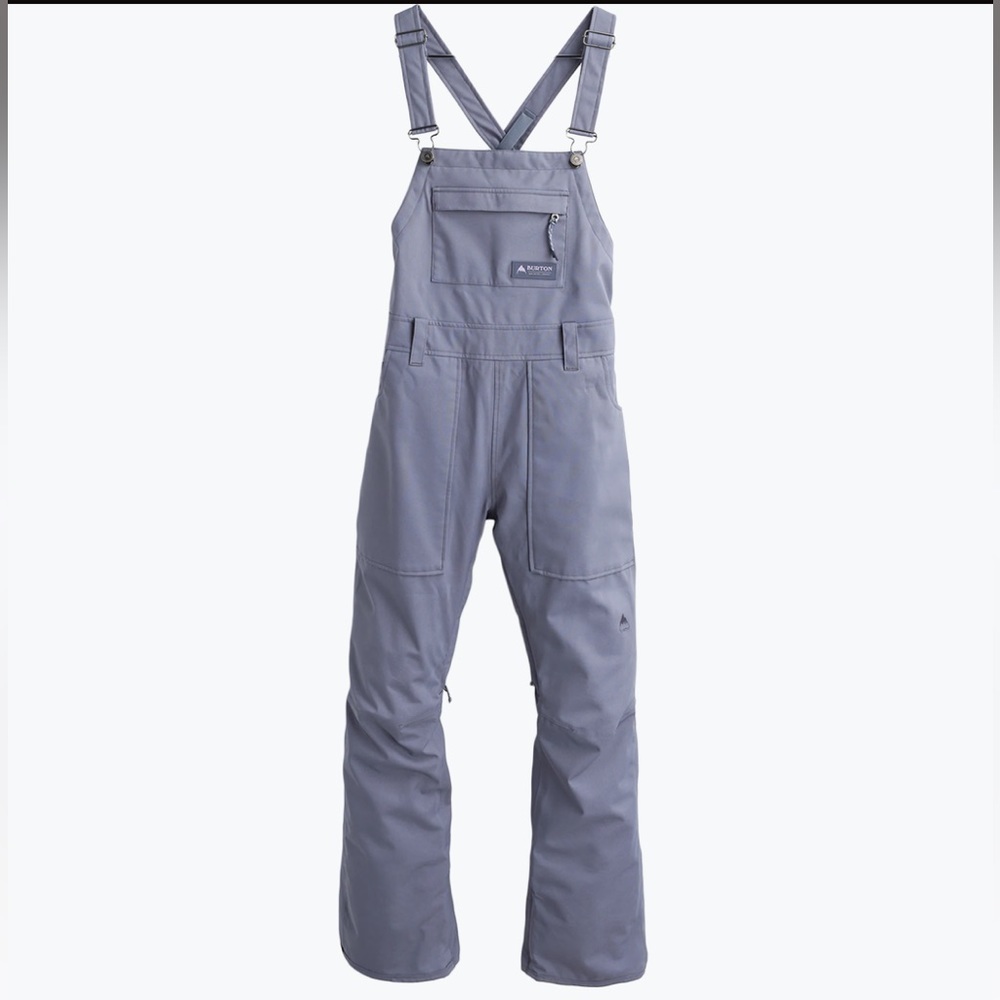 Burton Women's Avalon Bib Pant- Folkstone Grey- Large- BRAND NEW